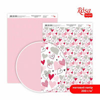 Papiri za scrapbooking Love A4 | različiti motivi — slika 6