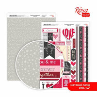 Papiri za scrapbooking Love A4 | različiti motivi — slika 8