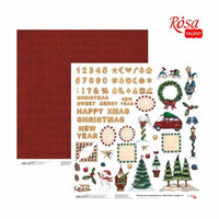 Papiri za scrapbooking 30.48 x 30.48 cm New Years magic | različiti motivi — slika 5
