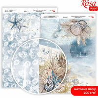 Papiri za scrapbooking Ocean Dreams A4 | različiti motivi — slika 4