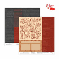 Papiri za scrapbooking 30.48 x 30.48 cm Recipe book | razni motivi — slika 3