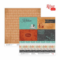 Papiri za scrapbooking 30.48 x 30.48 cm Recipe book | razni motivi — slika 6