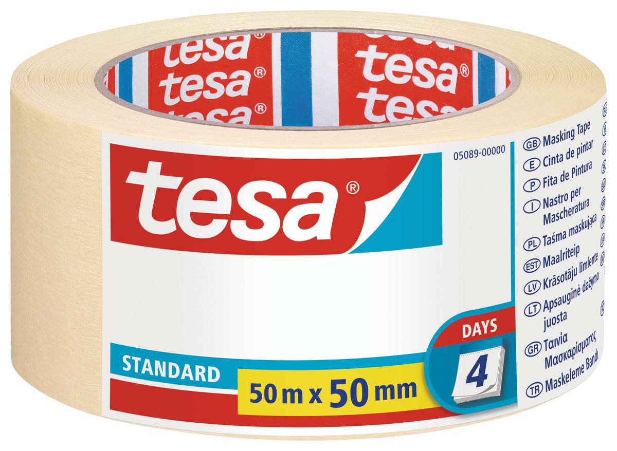 Papirnata ljepljiva traka za maskiranje tesa standard 50 m
