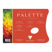 Papirnata slikarska paleta Clairefontaine 90 g/m2 - 24 x 32 cm, 40 listova