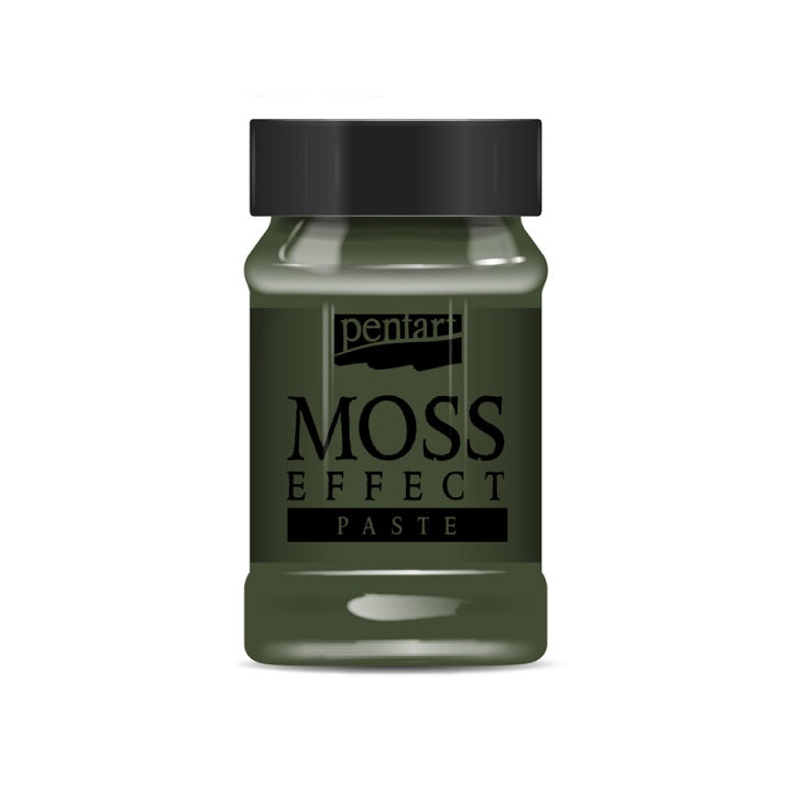 Pasta s efektom mahovine Pentart 100 ml – Dark green