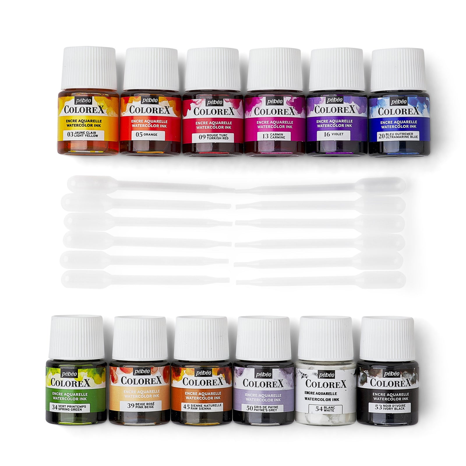 Pebeo Colorex set akvarel boja 12 x 20 ml