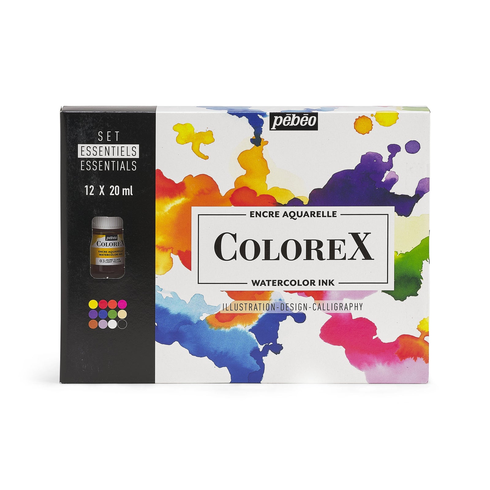 Pebeo Colorex set akvarel boja 12 x 20 ml