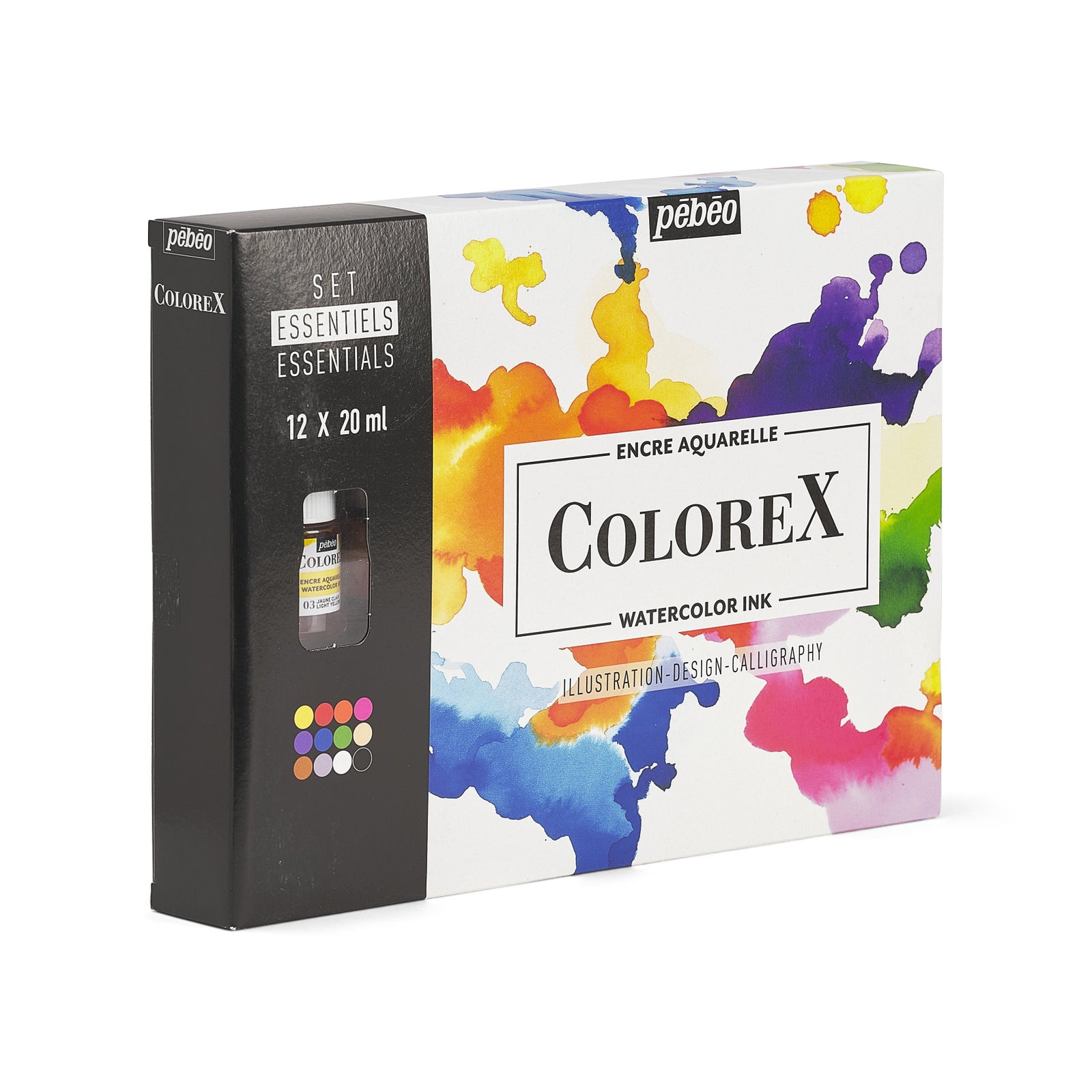 Pebeo Colorex set akvarel boja 12 x 20 ml