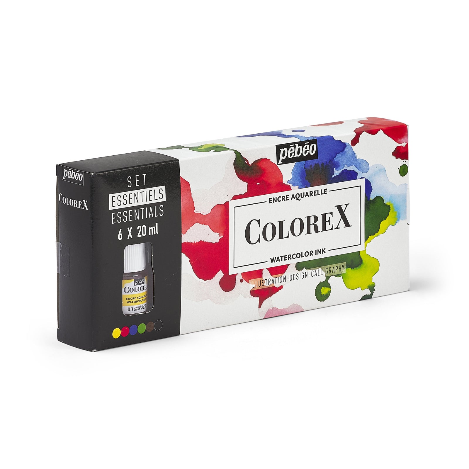 Pebeo Colorex set akvarel boja 6 x 20 ml