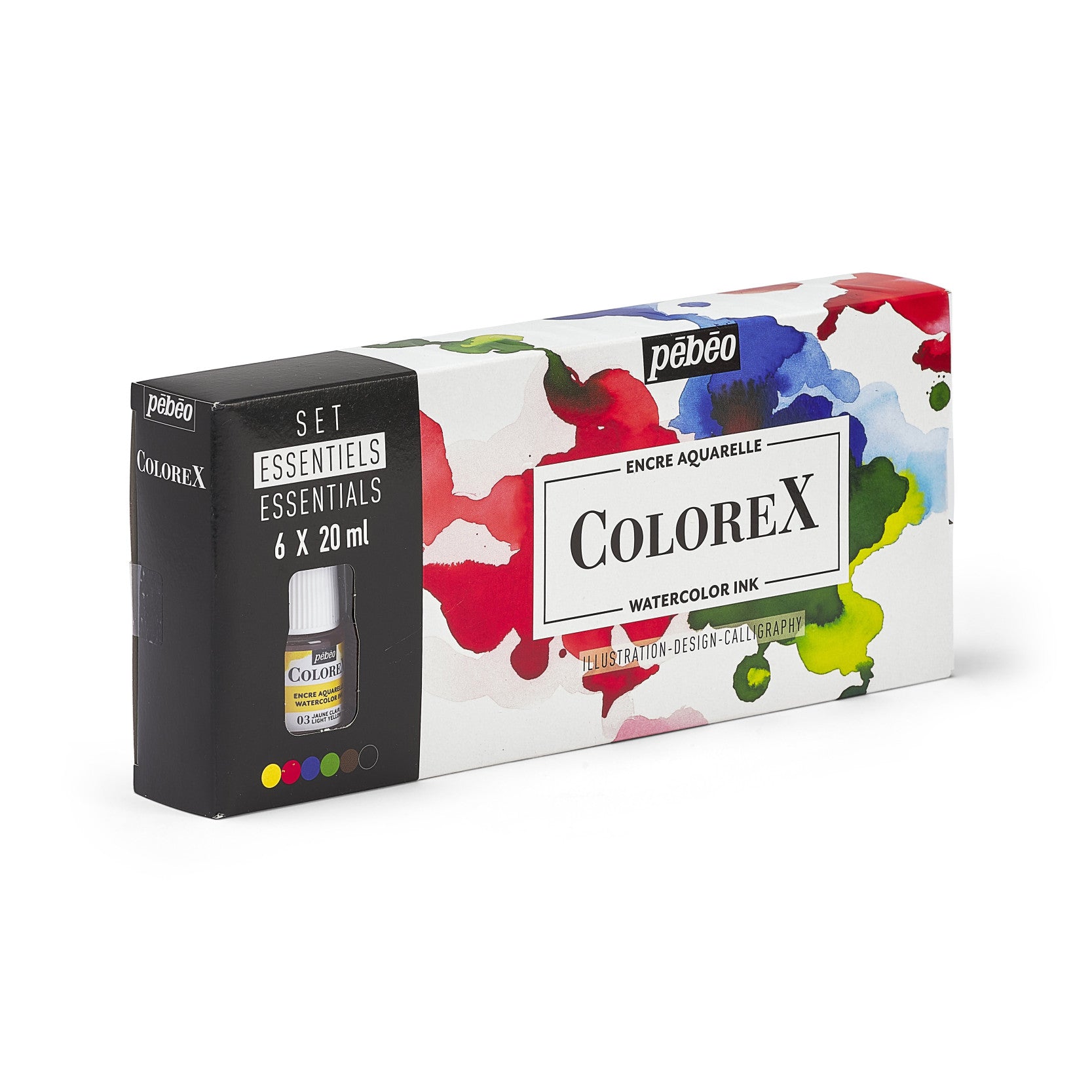 Pebeo Colorex set akvarel boja 6 x 20 ml