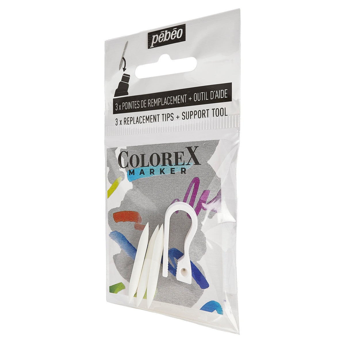 Pebeo Colorex set zamjenskih vrhova za markere 1 mm – 3 kom