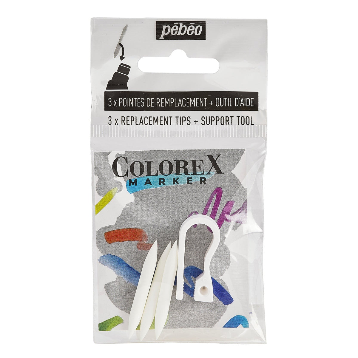 Pebeo Colorex set zamjenskih vrhova za markere 1 mm – 3 kom