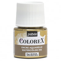 Pebeo Colorex tekući akvarel 45 ml – Bogato zlatna