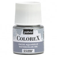 Pebeo Colorex tekući akvarel 45 ml – Srebrna