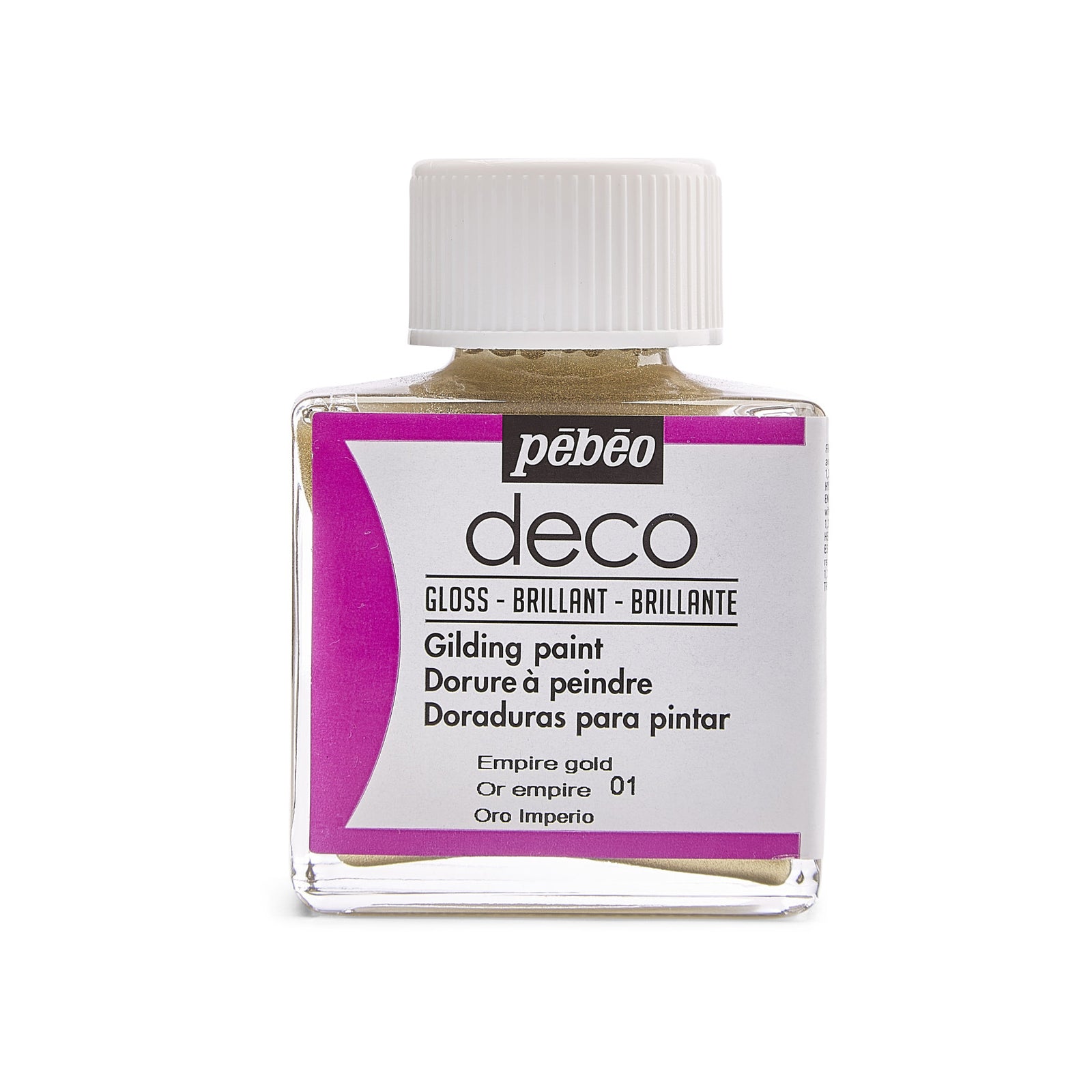 Dekorativna akrilna boja Pebeo Deco sjajna 75 ml - zlatna