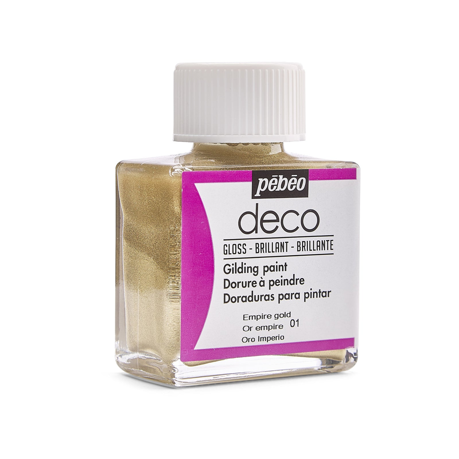 Dekorativna akrilna boja Pebeo Deco sjajna 75 ml - zlatna