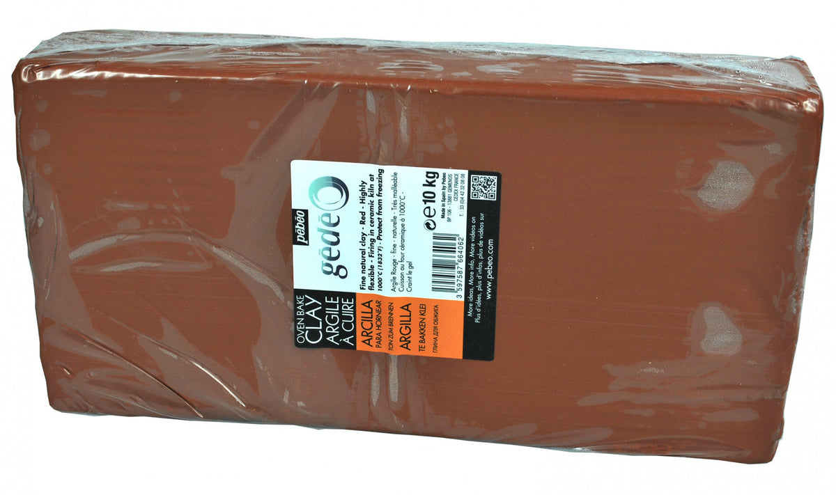 Pebeo Gédéo lončarska glina 5 kg crvena – 10 kg červená