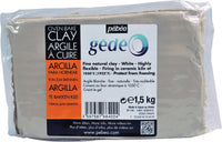 Pebeo Gédéo lončarska glina 5 kg crvena – 1500 g biela