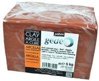 Pebeo Gédéo lončarska glina 5 kg crvena – 5 kg červená