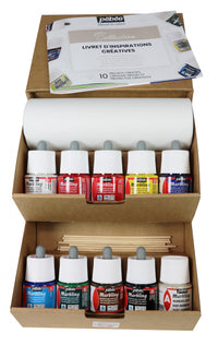 Pebeo Marbling set boja za mramoriranje 10 x 45 ml