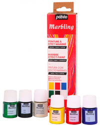 Pebeo Marbling set boja za mramoriranje 6 x 20 ml
