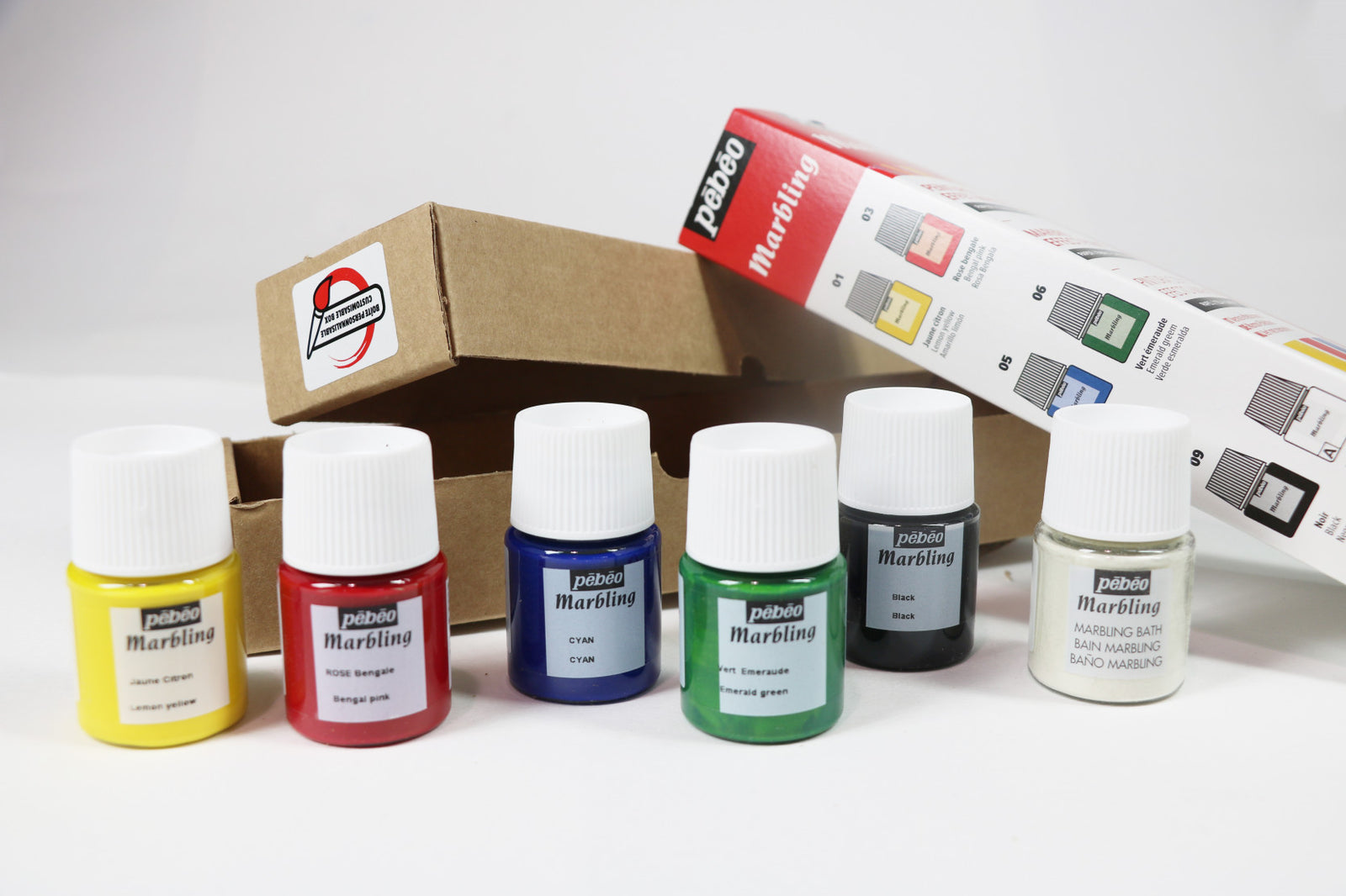 Pebeo Marbling set boja za mramoriranje 6 x 20 ml