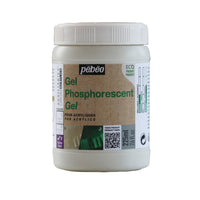Pebeo Origin fosforescentni akrilni gel 225 ml – zeleni