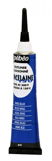 Pebeo Porcelaine 150 reljefna kontura za porculan 20 ml – Ming plava
