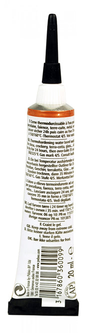 Pebeo Porcelaine 150 reljefna kontura za porculan 20 ml