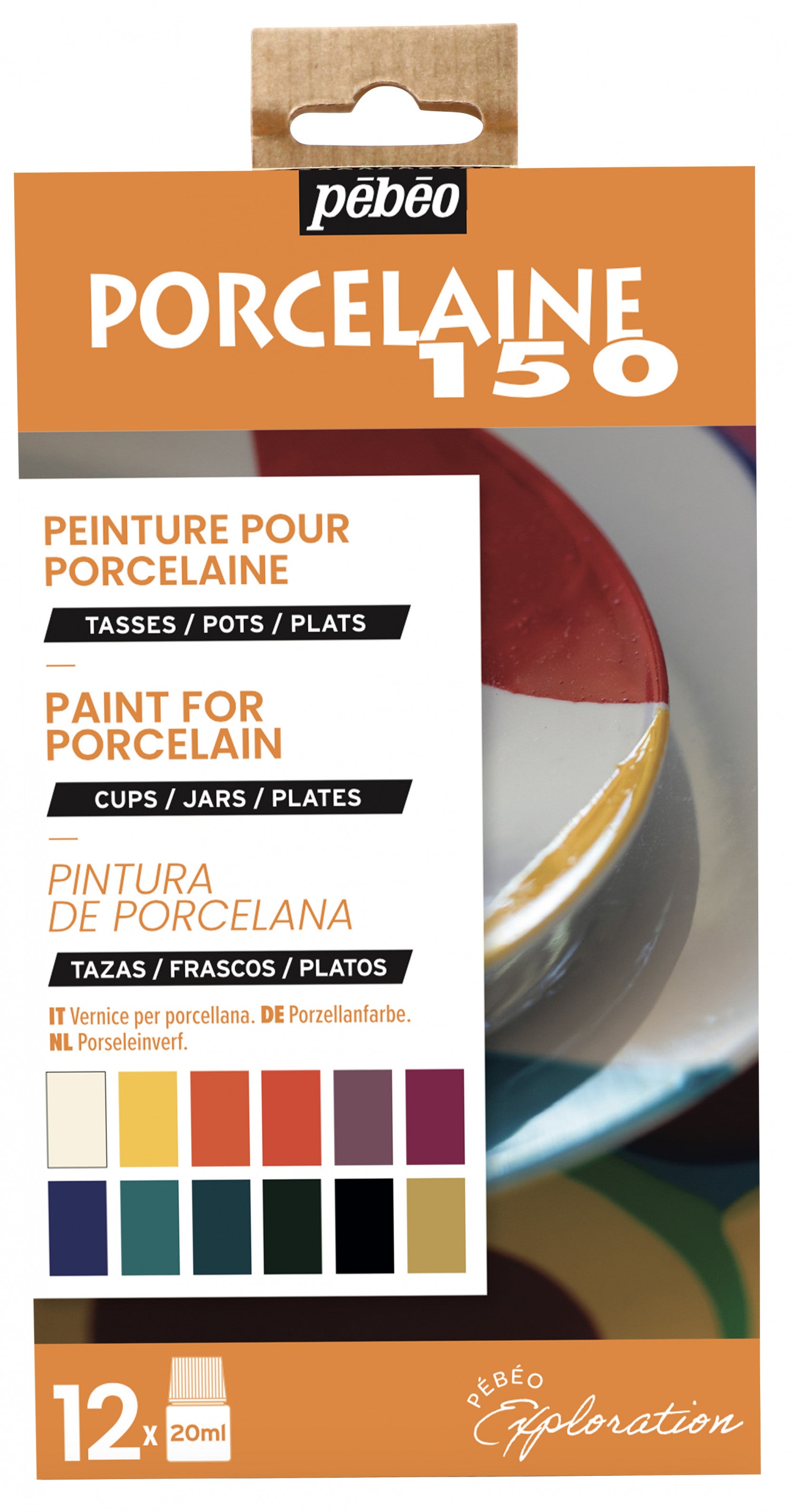 Pebeo Porcelaine 150 set boja za porculan 12 x 20 ml Exploration 1