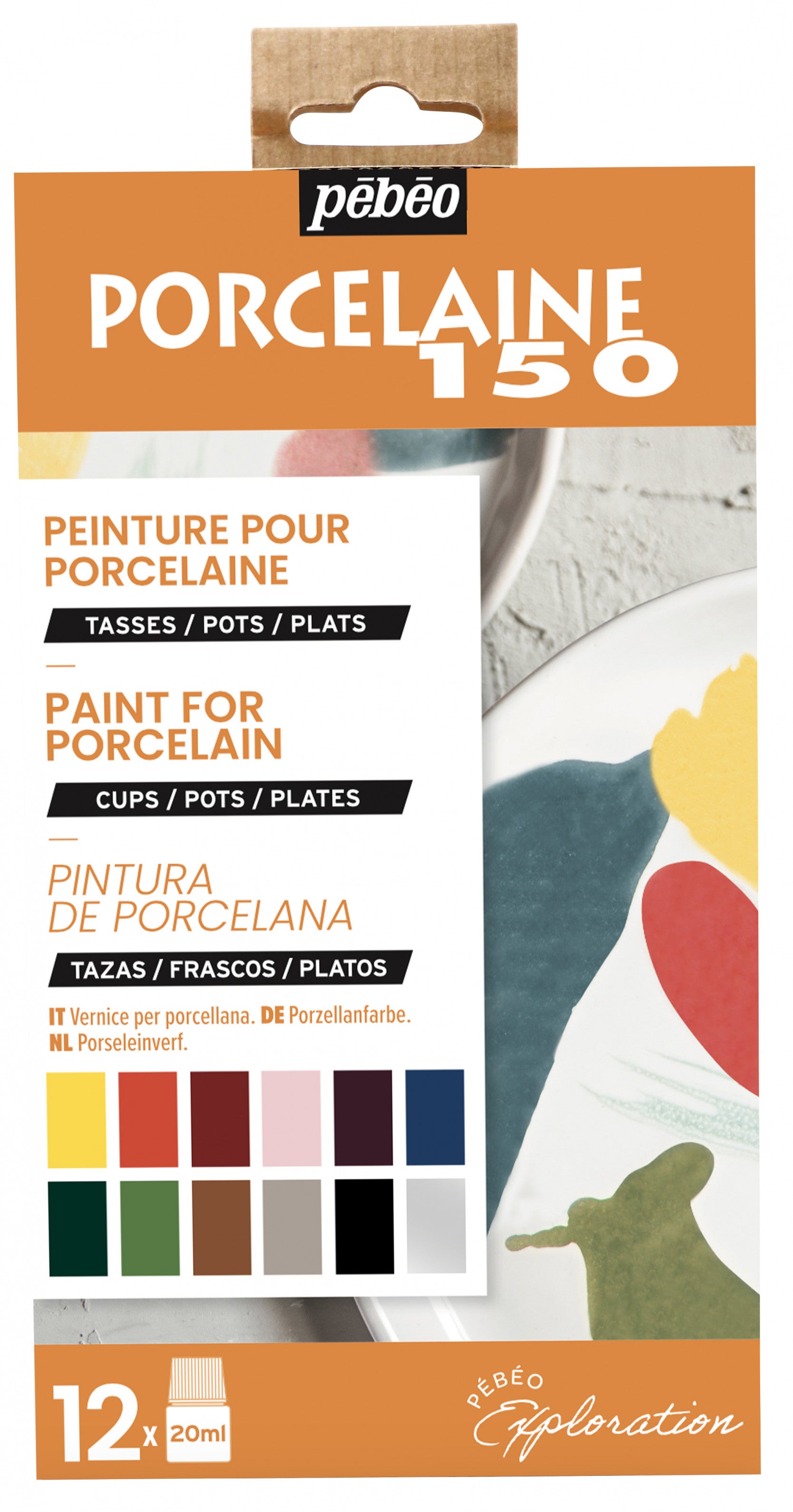 Pebeo Porcelaine 150 set boja za porculan 12 x 20 ml Exploration 2