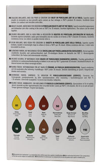 Pebeo Porcelaine 150 set boja za porculan 12 x 20 ml Exploration 2