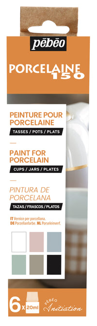 Pebeo Porcelaine 150 set boja za porculan Chalk 6 x 20 ml