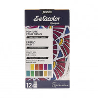 Pebeo Setacolor set pokrivnih boja za tekstil 12 x 20 ml