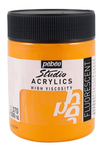 Pebeo Studio akrilna boja 500 ml – Fluorescentno narančasta