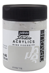 Pebeo Studio akrilna boja 500 ml – Neutralno siva
