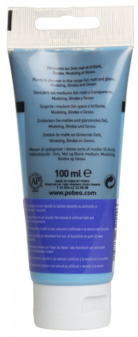Pebeo Studio akrilni gel 100 ml Phosphorescent Blue