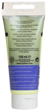 Pebeo Studio akrilni gel 100 ml Phosphorescent Yellow