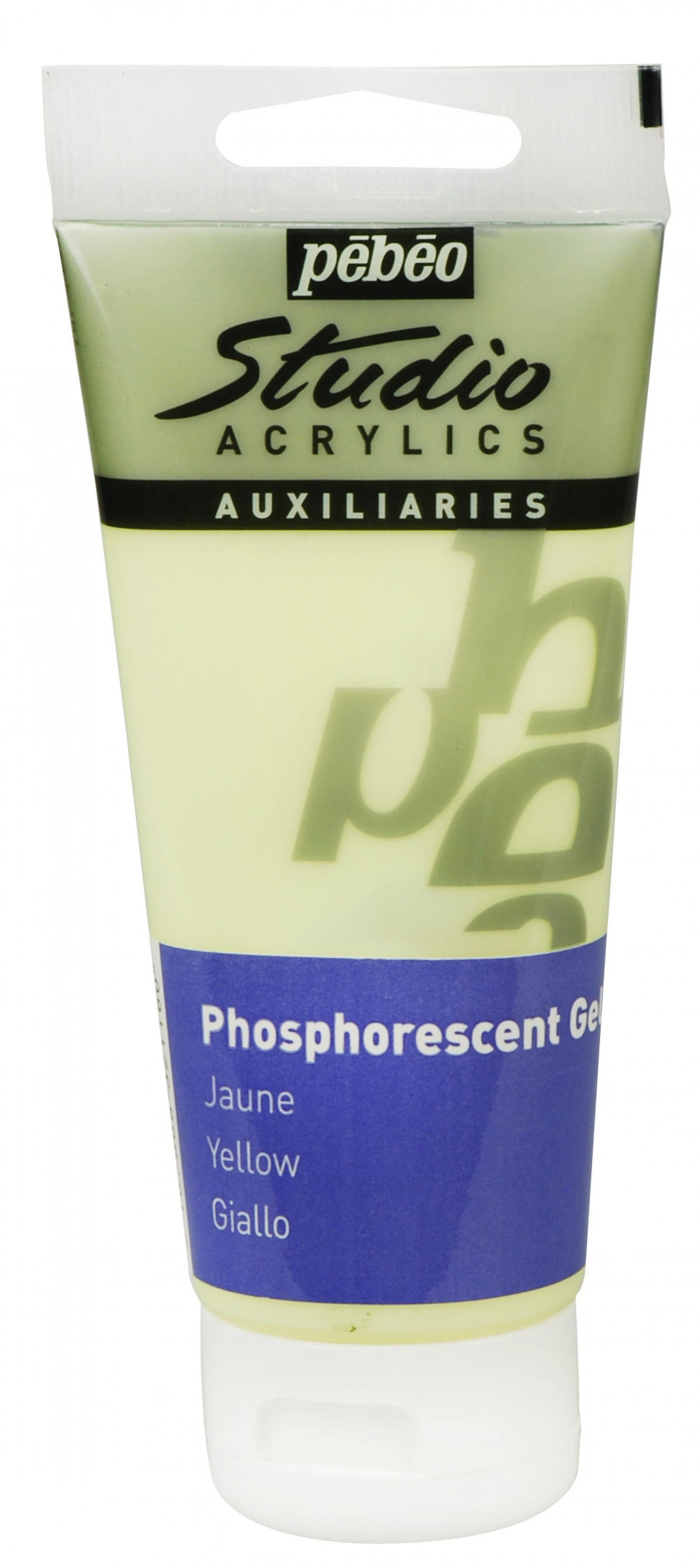 Pebeo Studio akrilni gel 100 ml Phosphorescent Yellow