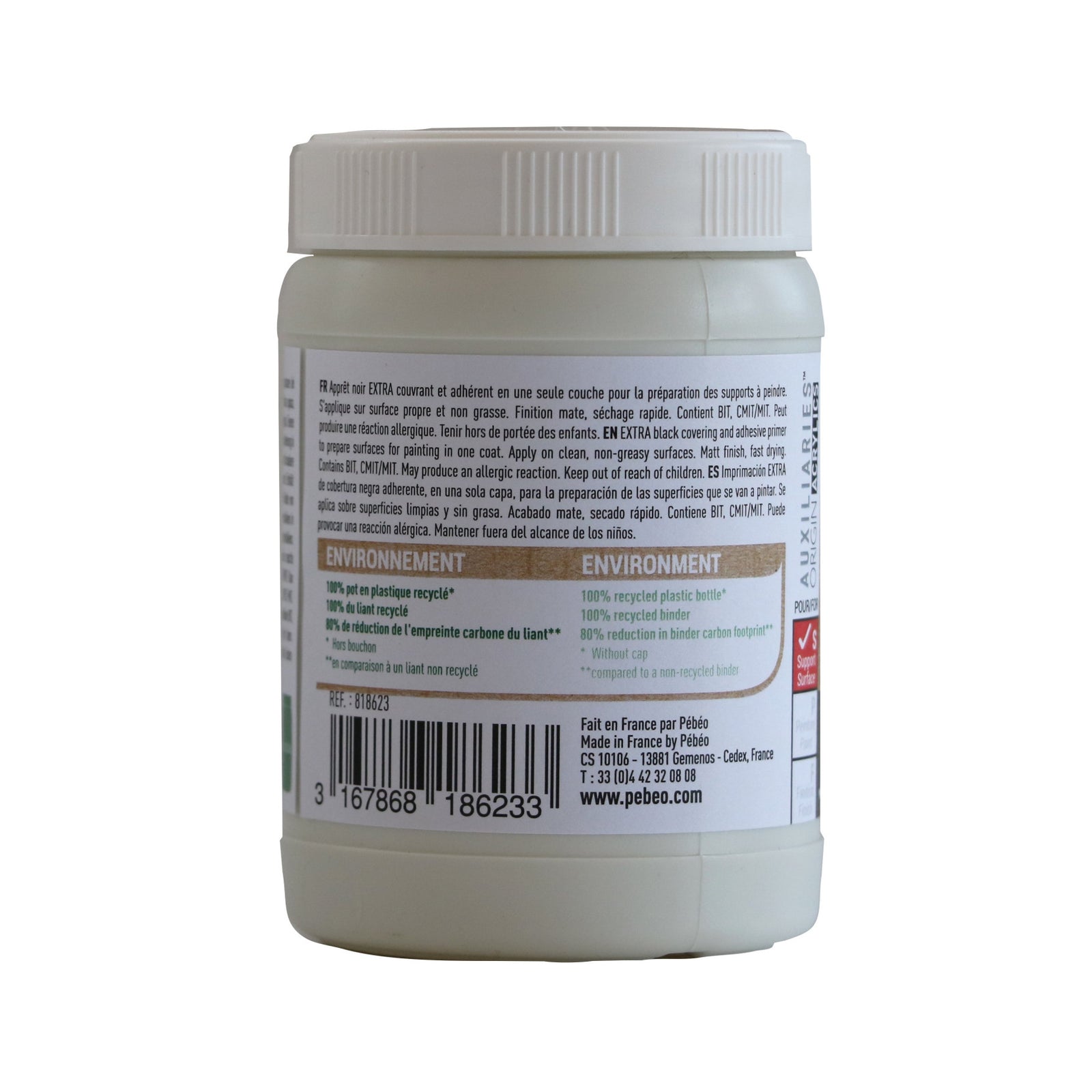 Pebeo Studio crni gesso 225 ml