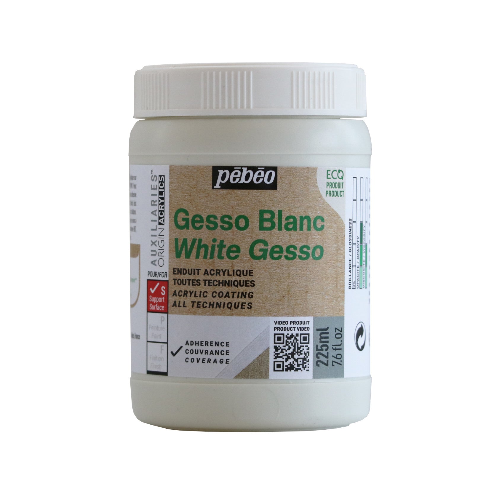 Pebeo Studio akrilni gesso temeljni premaz 225 ml