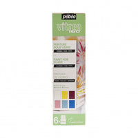 Pebeo Vitrea 160 set boja za staklo 6 x 20 ml
