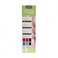 Pebeo Vitrea 160 set sjajnih boja za staklo 6 x 20 ml