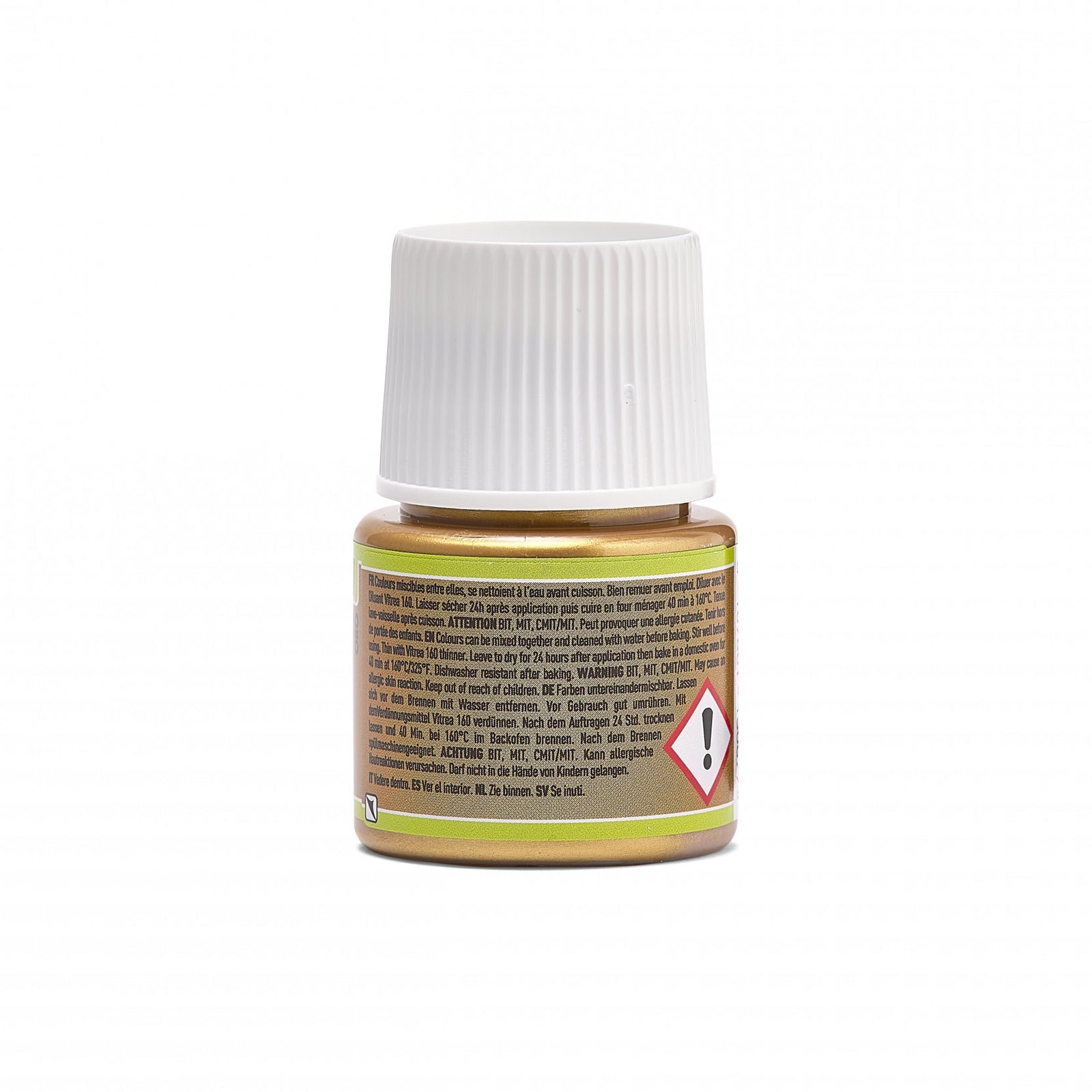 Vitraj boja za staklo Pebeo Vitrea 160 – 45 ml, Shimmer Gold