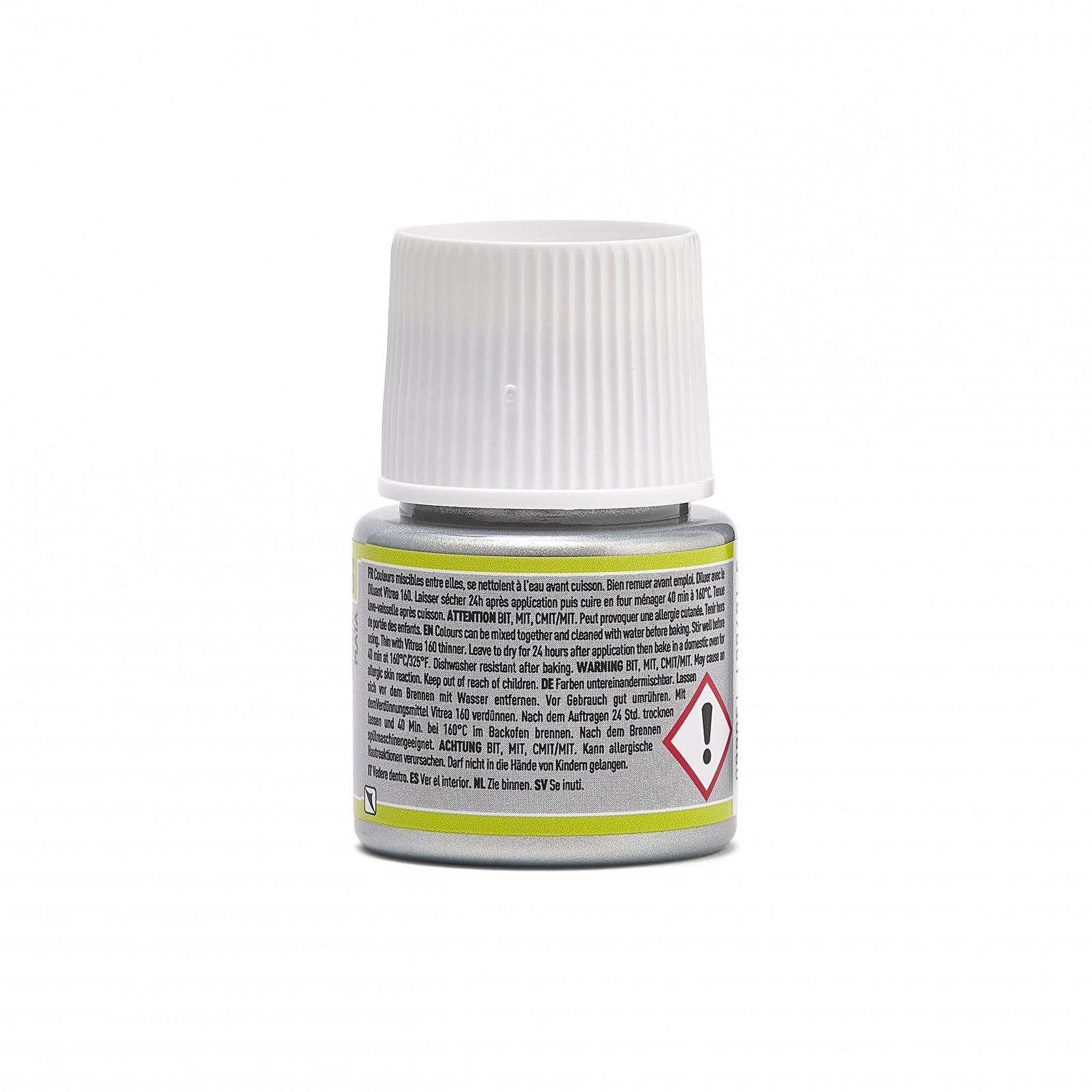 Pebeo Vitrea 160 boja za staklo i vitraje 45 ml Shimmer Silver