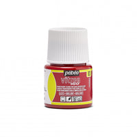Boja za vitraj za staklo Pebeo Vitrea 160 sjajna 45 ml – Paprika crvena