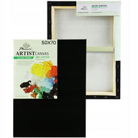 Phoenix crno slikarsko platno na okviru, 260 g/m², 20 × 30 do 50 × 70 cm