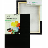 Phoenix crno slikarsko platno na okviru, 260 g/m², 20 × 30 do 50 × 70 cm