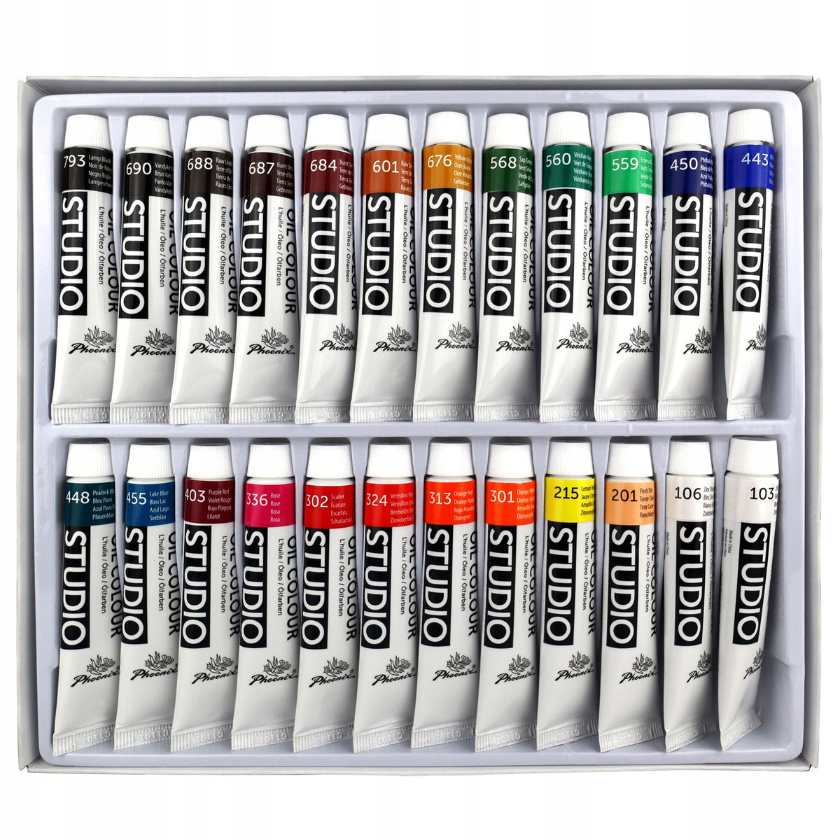 Phoenix - set uljanih boja 12–24 x 12 ml