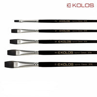 Plochý štetec z veveričky KOLOS Classic 3016 | rôzne veľkosti — obrázok 1